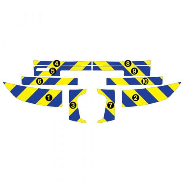 Kit Jaune-Bleu Partiel – PEUGEOT 3008 (2016-2020) – Image 2